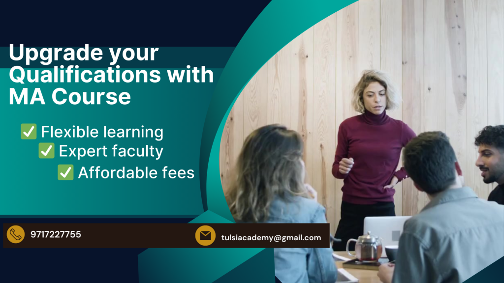 Master of arts distance course